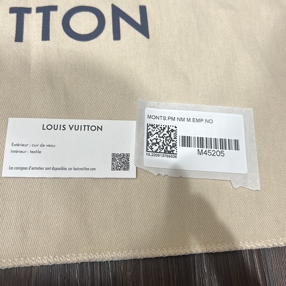 Louis Vuitton Black Montsouris Backpack Monogram Empreinte embossed leather. - Picture 5 of 5